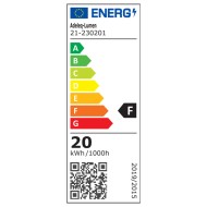 LED απλίκα πολυκαρβονική pc οβάλ γραφίτης 230x100x50mm 20W 230V 2000lm CCT 3000/4000/6500K στεγανή IP54 LED απλίκα πολυκαρβονική pc οβάλ γραφίτης 230x100x50mm 20W 230V 2000lm CCT 3000/4000/6500K στεγανή IP54