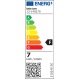 Λάμπα led E14 C37 κεράκι 7W 230V 6200k ψυχρό λευκό φως δέσμης 240° 700lm με πλαστική επικάλυψη