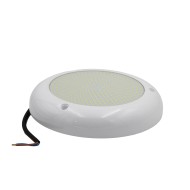 Φωτιστικό επίτοιχο LED με λαμπτήρα ρητίνης 18W & τάση12V/24V AC/DC ψυχρό χρώμα φωτός IP68 & διάσταση Φ23xY3.6cm