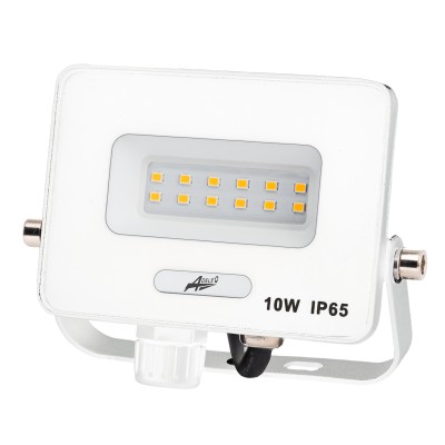 Προβολέας LED  10W 230V με ψυχρό φως 6200K IP65 λευκός