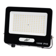 Προβολέας LED 100W 230V με ψυχρό φως 6200K 10000lm 120° IP65 μαύρος 230x180x35mm