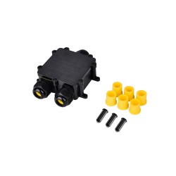 Κουτί διακλάδωσης IP68 3 εξόδων για καλώδια 0,5–4 mm²
