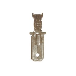 Ακροδέκτης φαστόν αρσενικός Φ4.8mm γυμνός - χωρίς μόνωση με διατομή αγωγού 6mm²