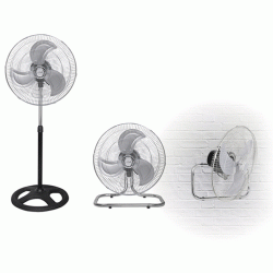 Ανεμιστήρας δαπέδου 3 σε 1 LIFE FS-300 65W με διακόπτη επιλογής 3 ταχυτήτων λειτουργίας Φ45cm