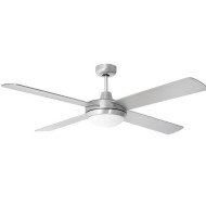 Ανεμιστήρας οροφής με 1 φως σατινέ Φ132cm ισχύος 70W 230V με κοντρόλ και 3 ταχύτητες 180rpm