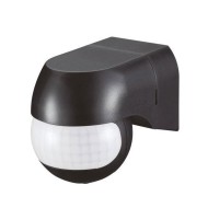Ανιχνευτής κίνησης μαύρος 400W 230V 4Α στεγανός IP44 γωνία θέασης 180° Ανιχνευτής κίνησης μαύρος 400W 230V 4Α στεγανός IP44 γωνία θέασης 180°
