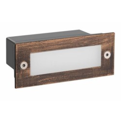 Led απλίκα σκουριάς ορθογώνια χωνευτή 2W 100Lm 6000k ψυχρό λευκό φως από πλαστικό στεγανή ΙΡ54 Led απλίκα σκουριάς ορθογώνια χωνευτή 2W 100Lm 6000k ψυχρό λευκό φως από πλαστικό στεγανή ΙΡ54