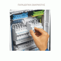Ρελέ αντιηλεκτροπληξίας (διαρροής) 25A 1P+N 30mA 4,5kA 2 modules τύπου AC GACIA