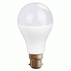 Λάμπα led A60 αχλάδι B22 7W 230V 3000k θερμό λευκό φως δέσμης 240° 590 lumen 30000h