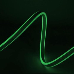 Neon LED φωτοσωλήνας πράσινη δύο όψεων με 120λαμπάκια/m 7.5W/m 50m εξωτερικού χώρου Neon LED φωτοσωλήνας πράσινη δύο όψεων με 120λαμπάκια/m 7.5W/m 50m εξωτερικού χώρου