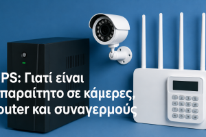 UPS: Γιατί είναι απαραίτητο σε κάμερες, router και συναγερμούς