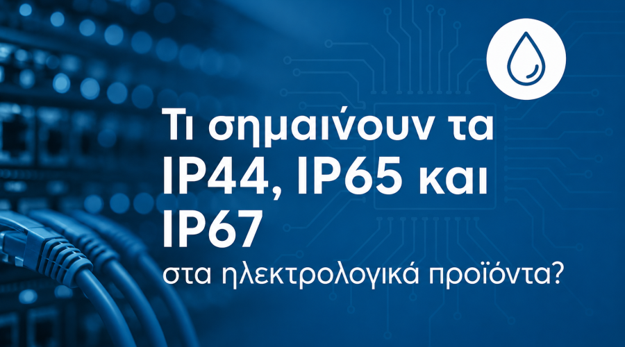 Τι σημαίνουν τα IP44, IP65 και IP67 στα ηλεκτρολογικά προϊόντα;