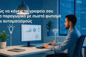 Πώς να κάνεις το γραφείο σου πιο παραγωγικό με σωστό φωτισμό και αυτοματισμούς