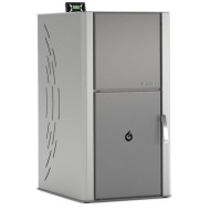 Σόμπα pellet υδραυλική εσωτερικού χώρου BOILER GSP 33Kw από πυρίμαχο κρύσταλλο για χώρους έως 260m²