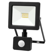 Προβολέας Led-SMD mini slim 10W 4100Κ ενδιάμεσο λευκό φως με ανιχνευτή κίνησης IP65