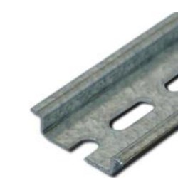 Ράγα ωμέγα διάτρητη TEKNOMEGA 35x7.5mm  2m τύπου DIN1065