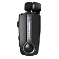 Bluetooth ακουστικό hands free POWERTECH earphone με κλιπ  PT-998 BT V5.1 με δόνηση & δυνατότητα σύνδεσης 2 συσκευών