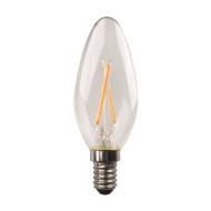 Λάμπα LED E14 minion crossed filament 4.5W 3000K θερμό λευκό φως 220-240V με διάφανο κάλυμμα