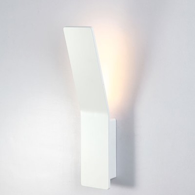 Φωτιστικό επίτοιχο Led λευκό 6W 540Lm 3000K θερμό φως με διπλή δυνατότητα τοποθέτησης Φωτιστικό επίτοιχο Led λευκό 6W 540Lm 3000K θερμό φως με διπλή δυνατότητα τοποθέτησης