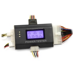 Tester τροφοδοτικού DELOCK PC 18159, 3.3V/5V/12V, ATX/BTX/ITX με φωτιζόμενη οθόνη