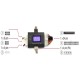 Tester τροφοδοτικού DELOCK PC 18159, 3.3V/5V/12V, ATX/BTX/ITX με φωτιζόμενη οθόνη