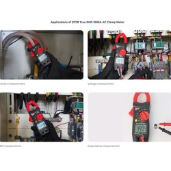 UNI-T ψηφιακή αμπεροτσιμπίδα 2117R, 1000A AC, NCV, True RMS με φωτιζόμενη  LCD οθόνη & προστασία υπερφόρτωσης