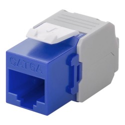 GOOBAY Keystone module RJ45 CAT 6A 90688 UTP σε μπλε χρώμα