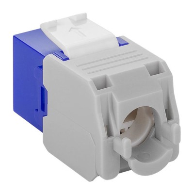GOOBAY Keystone module RJ45 CAT 6A 90688 UTP σε μπλε χρώμα