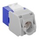 GOOBAY Keystone module RJ45 CAT 6A 90688 UTP σε μπλε χρώμα