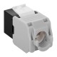 GOOBAY Keystone module RJ45 CAT 6A 90692 UTP σε μαύρο χρώμα