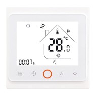 Smart WiFi θερμοστάτης πετρελαίου BHT-002-GBLWDB dual band χωνευτός λευκός