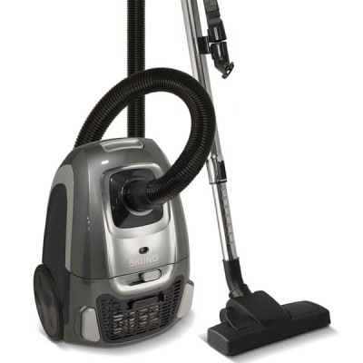 Ηλεκτρική σκούπα BRUNO ισχύος 800W με κάδο χωρητικότητας 3.5lt σε χρώμα γκρι