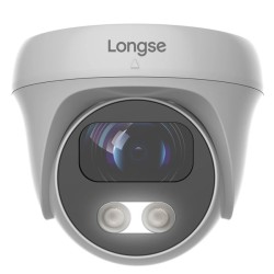 LONGSE IP κάμερα CMSAFG200WH με fixed φακό 2.8mm ανάλυση 2MP και εύρος φωτός έως 25m full color
