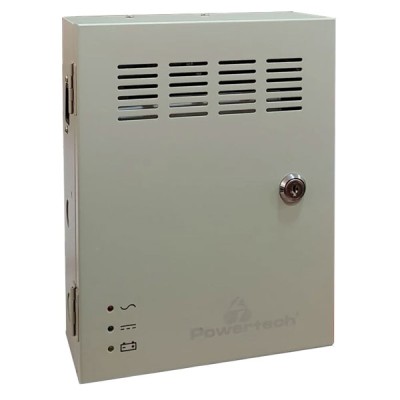 POWERTECH τροφοδοτικό CP1209-10A-B για CCTV-Alarm, DC12V 10A, 9 κανάλια