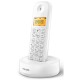 Ασύρματο τηλέφωνο PHILIPS D1601W-34 με ελληνικό μενού σε λευκό χρώμα Ασύρματο τηλέφωνο PHILIPS D1601W-34 με ελληνικό μενού σε λευκό χρώμα