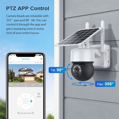 SECTEC smart ηλιακή κάμερα ST-S517C-3M, 3MP, PIR, PTZ, cloud/micro SD με νυχτερινή λειτουργία με υπέρυθρα & αμφίδρομη μεταφορά φωνής και ήχου SECTEC smart ηλιακή κάμερα ST-S517C-3M, 3MP, PIR, PTZ, cloud/micro SD με νυχτερινή λειτουργία με υπέρυθρα & αμφίδρομη μεταφορά φωνής και ήχου