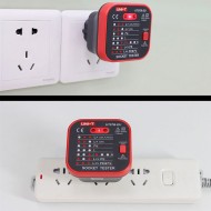 UNI-T tester πρίζας UT07B-EU, 230V, 50Hz για εύκολο και γρήγορο έλεγχο των καλωδιώσεων της πρίζας UNI-T tester πρίζας UT07B-EU, 230V, 50Hz για εύκολο και γρήγορο έλεγχο των καλωδιώσεων της πρίζας