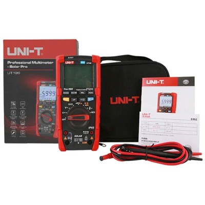 Ψηφιακό πολύμετρο UNI-T Solar Pro UT196, 1700V DC/1500V AC, True RMS ιδανικό για τη συντήρηση συστημάτων ηλιακής ενέργειας