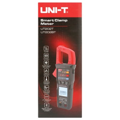 Ψηφιακή αμπεροτσιμπίδα UNI-T UT202BT, 600A AC, NCV, Bluetooth True RMS με LCD οθόνη με οπίσθιο φωτισμό & φακό