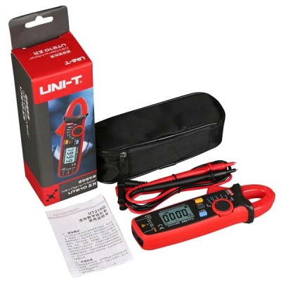 UNI-T πολύμετρο & αμπεροτσιμπίδα UT210E, 100A AC/DC, NCV, True RMS με φωτιζόμενη LCD οθόνη