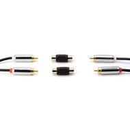 POWERTECH αντάπτορας RCA θηλυκό σε θηλυκό CAB-R021, μαύρος POWERTECH αντάπτορας RCA θηλυκό σε θηλυκό CAB-R021, μαύρος