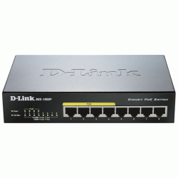 Μεταγωγέας δικτύου 8-Port Gigabit PoE Unmanaged Desktop Switch με 4 θύρες Power-over-Ethernet