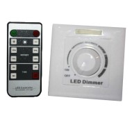 Dimmer για ταινίες LED μονόχρωμες επίτοιχο χειροκίνητο και τηλεχειριζόμενο 200W 230VAC