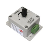 Dimmer για ταινία led μονόχρωμη επίτοιχο χειροκίνητο 12VDC 8A/96W - 24VDC 8A/192W