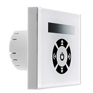 Dimmer αφής λευκό χωνευτό για μονόχρωμες ταινίες led 12V<96W & 24VDC<192W με πρόσοψη glass panel Dimmer αφής λευκό χωνευτό για μονόχρωμες ταινίες led 12V<96W & 24VDC<192W με πρόσοψη glass panel