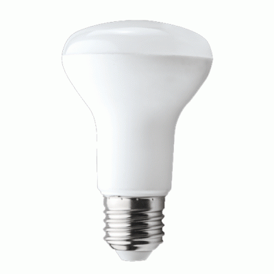 Λάμπα led R63 καθρέπτου E27 8W 230V 6500k ψυχρό λευκό φως δέσμης 100° 720lumen Λάμπα led R63 καθρέπτου E27 8W 230V 6500k ψυχρό λευκό φως δέσμης 100° 720lumen