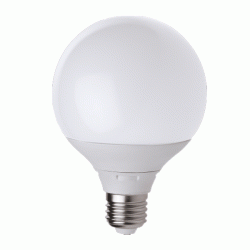 Λάμπα led Globe Ø95mm E27 12W 230V 6500k ψυχρό λευκό φως δέσμης 200° 1080 lumen