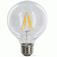 Λάμπα led filament globe G125 Ε27 4W 230V 2700k θερμό λευκό φως 440lumen δέσμης 360°