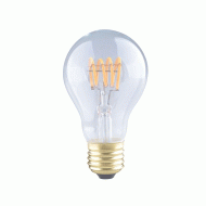 Λάμπα led filament spiral E27 6W 230V 2700k θερμό λευκό φως 540lm τύπου αχλάδι A60