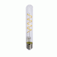 Διακοσμητική λάμπα led σωλήνας spiral E27 6W 230V 2700k θερμό λευκό φως 540lm διάφανη